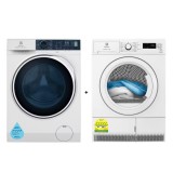 (Bundle) Electrolux EWF1024P5WB UltimateCare 500 Front Load Washing Machine (10kg) + EDH804H3WB UltimateCare 300 Heat Pump Dryer (8kg)